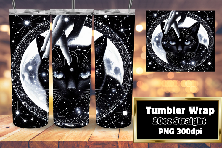 VIVID 20oz Tumbler PNG Template , Mystic