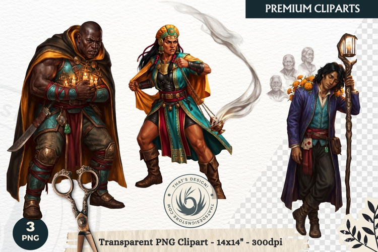 The Marigold Veil Day of the Dead Fantasy RPG Clipart