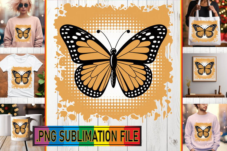 Sweet PNG Art for TSHIRTS, Butterfly