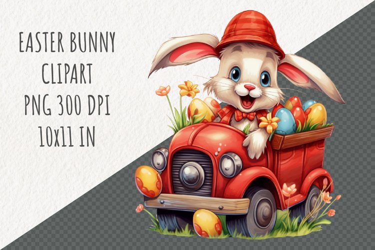 Easter Bunny Clipart | Spring Clipart | Easter Sublimation