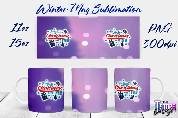 Winter Mug Sublimation | Winter 11 oz |15 oz Mug Sublimation