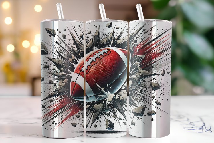 Football Tumbler Wrap | Sublimation | Tumblers