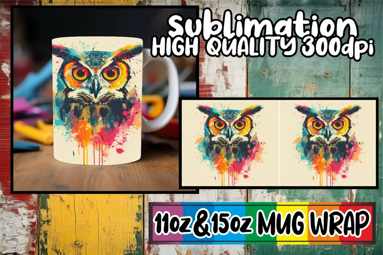 Old-School Animal Mug Wrap 11oz 15oz Selection