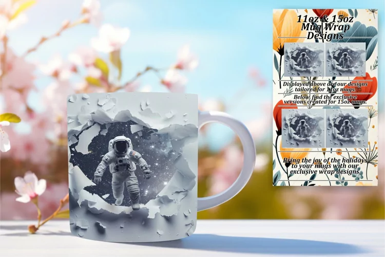 Nebula Navigator Mug Wrap,11oz/15oz