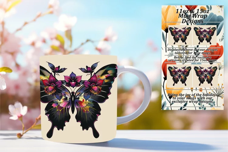 Spring Soiree: Butterfly Mug Ensemble