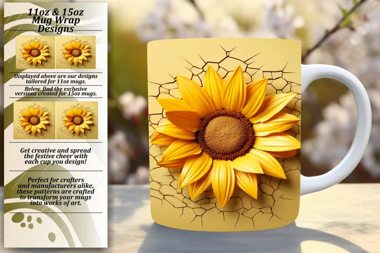 Floral Wall 3D Spring Mug Artistry