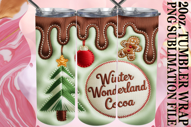 Christmas Tumbler Wrap Image 3