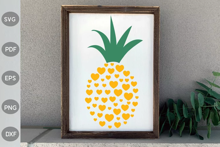Pineapple SVG Design