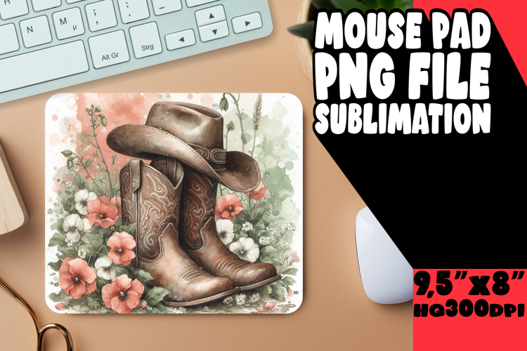 PLAYFUL DESK MAT FUN SUBLIMATION, Western