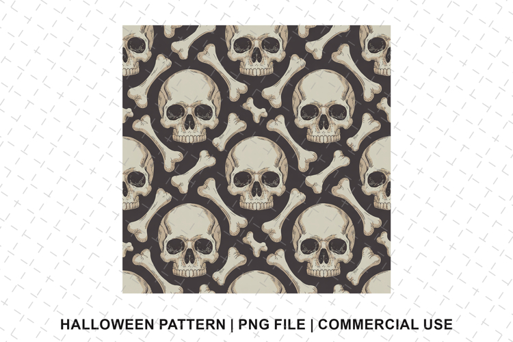 Skull Seamless Pattern Image 10
