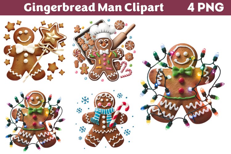 Gingerbread Clipart Image 4