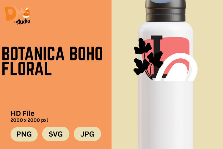 Boho Floral Svg Image 13
