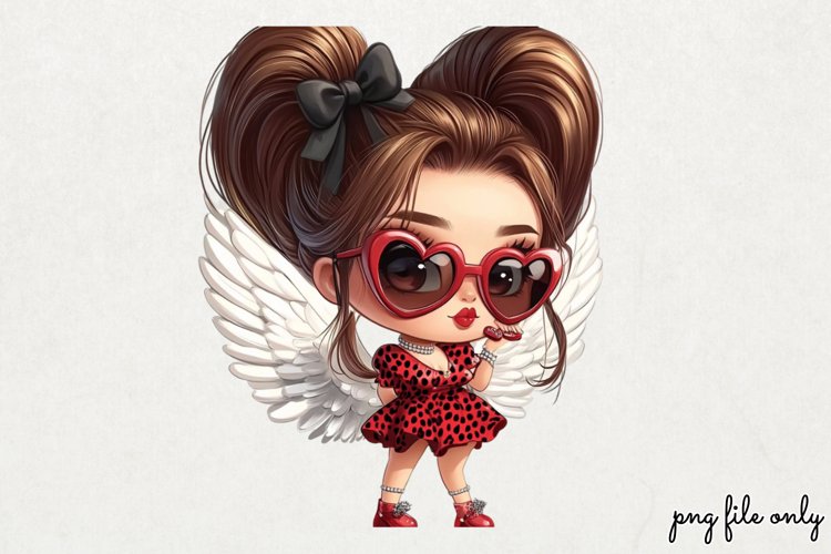 Lazy Sassy Angle for Valentine Clipart PNG