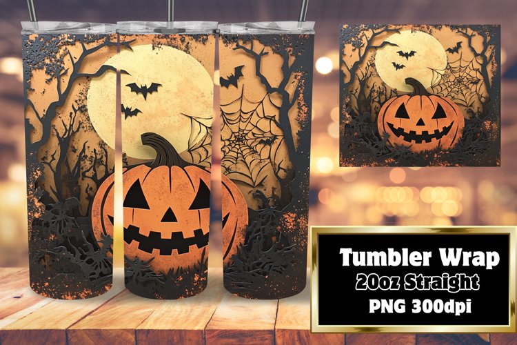 Halloween Tumbler Wrap