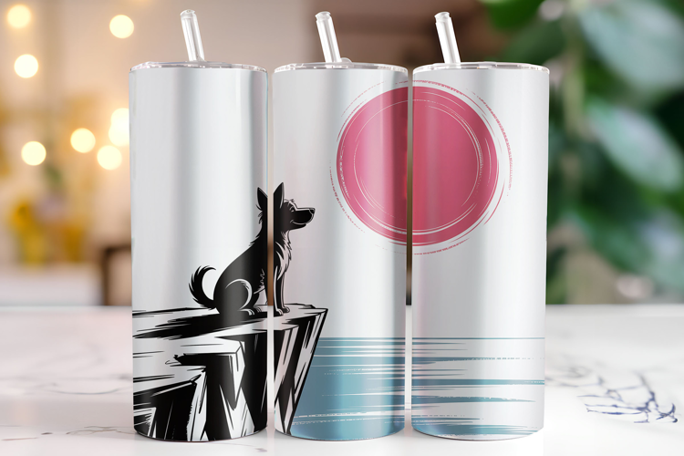 Dog Tumbler Wrap | Sublimation | Tumblers
