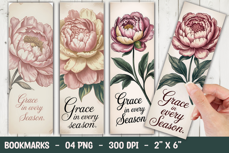 Soft Rose Bookmark Sublimation