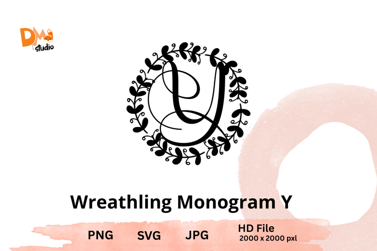 Wreath Monogram SVGs Image 2