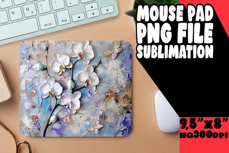 Radiant 3D Petals Mouse Pad example image 1