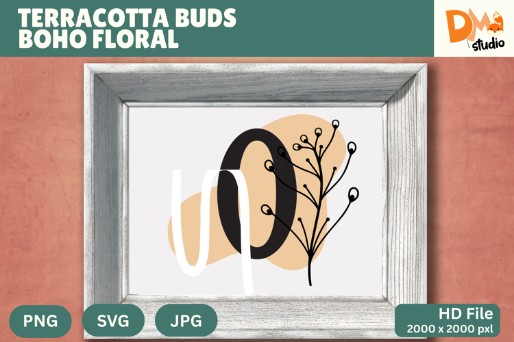 Floral Monogram Letter Svg Image 20