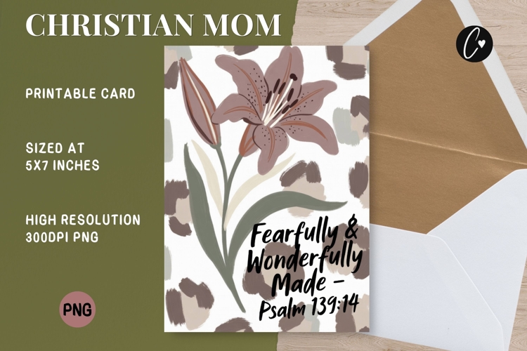 Christian Mothers Day Card | Bible Verse Printable