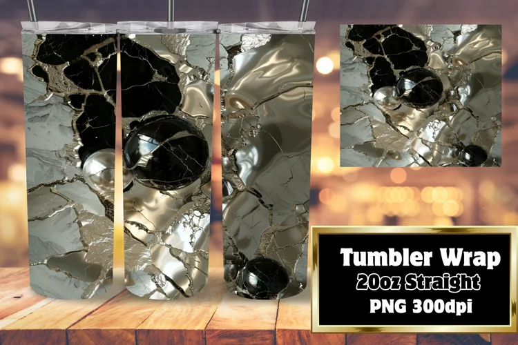 Lustrous Stone Pattern Tumbler Assortment