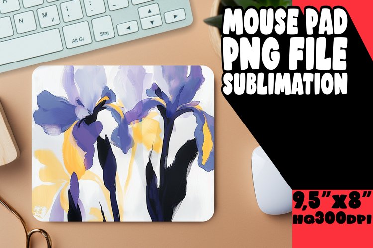 Blossom Burst Mouse Pad Sublimation example image 1