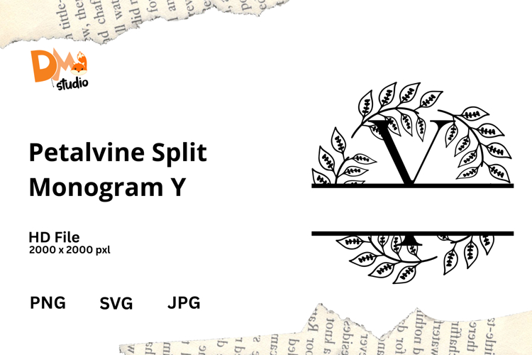Floral Monogram Letter Svg Image 18