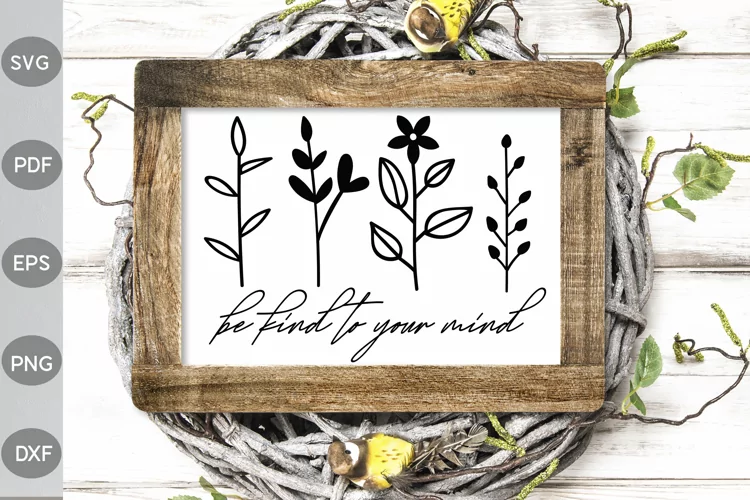 Be Kind To Your Mind SVG Design