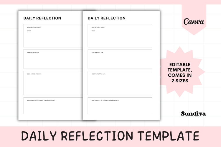 Daily Reflection Template 1