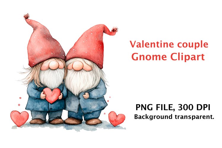 Valentine Gnome Clipart Image 11