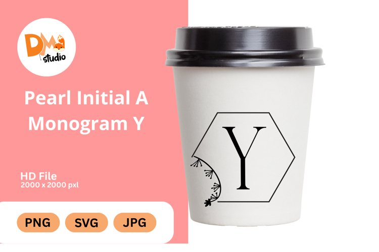 Pearl Monogram Svg Image 5