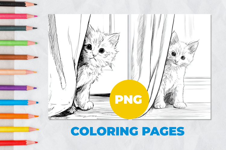Cat pet Coloring Pages | Coloring book