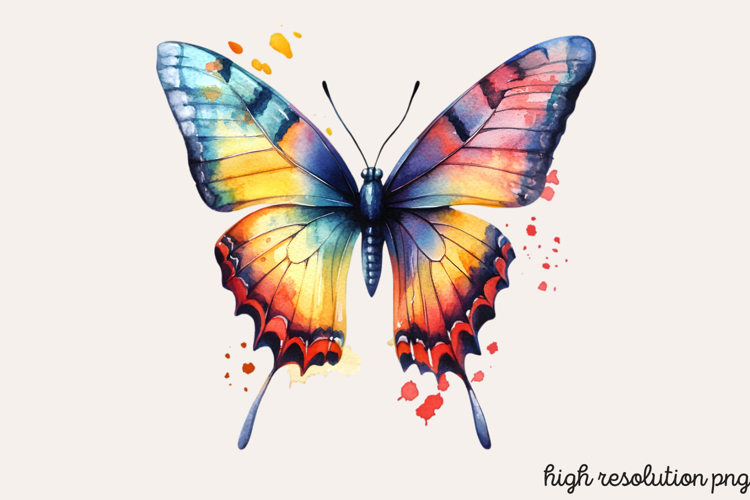 Watercolor Flowers Svg Image 13