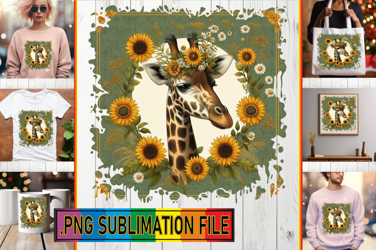 Dazzling TSHIRT Ideas PNG, Giraffe