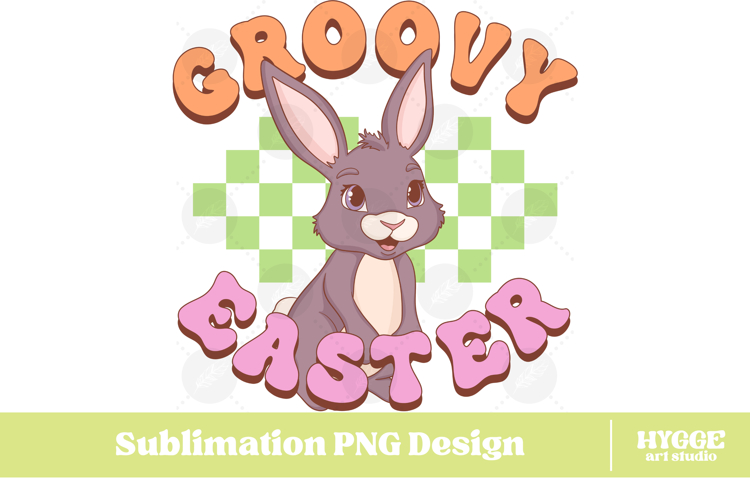 Easter Bunny Sublimation PNG Chick Farm Hip Hop Spring Joy