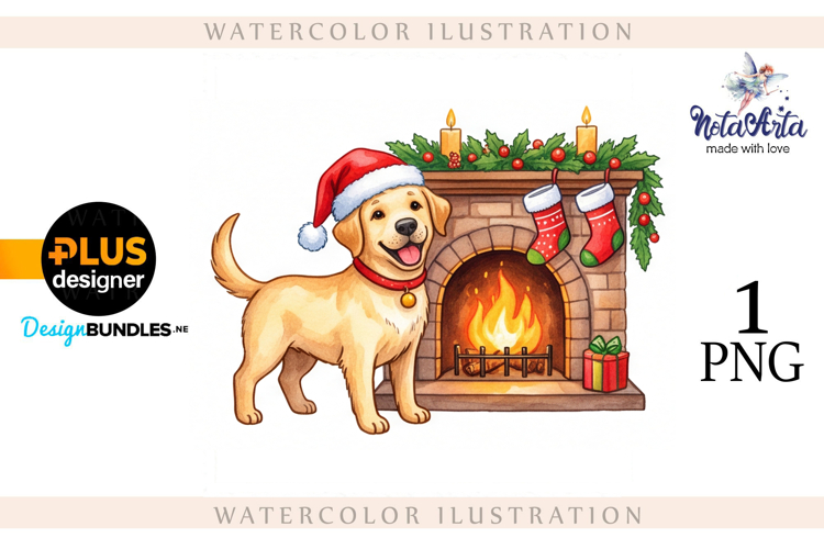 Christmas labrador dogs in a truck, Christmas labrador