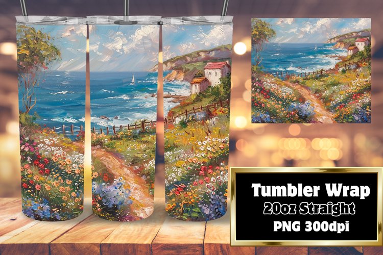 Vibrant Skies Tumbler Wrap 20oz example image 1
