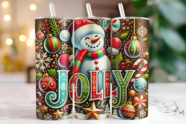 Jolly Tumbler Wrap | Sublimation | Tumblers