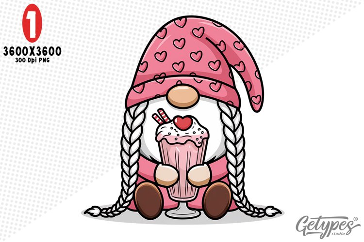 Valentine Gnome Clipart Image 22