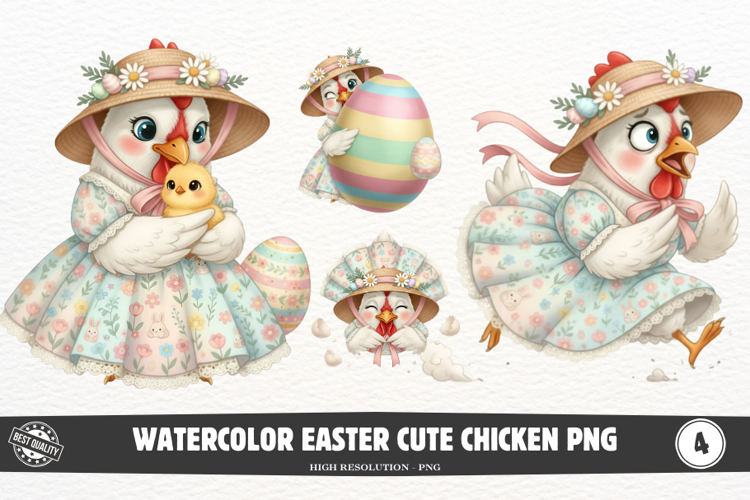 Eatser Cute Chicken PNG