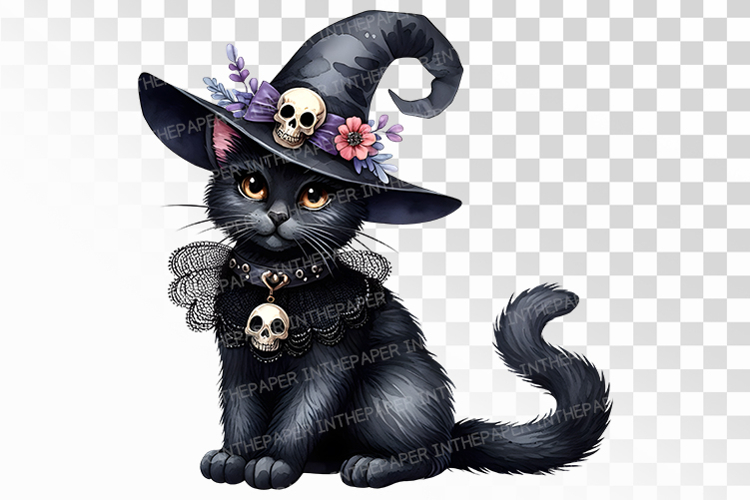Black Cat Clipart Image 2