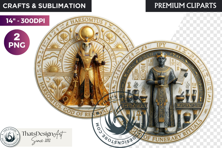 Ancient Egyptian Gods Pantheon Mythology Graphics cliparts