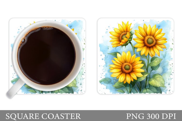 Watercolor Sunflower Clipart Image 17