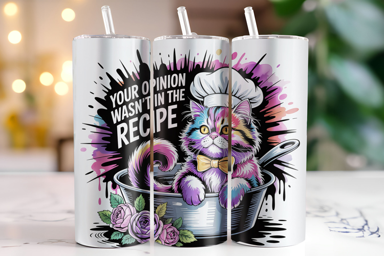 Your Opinion wasn't in the recipe Tumbler Wrap | Sublimation