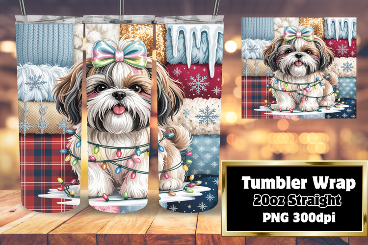 20oz Tumbler Wrap for DIY , Holiday Pets