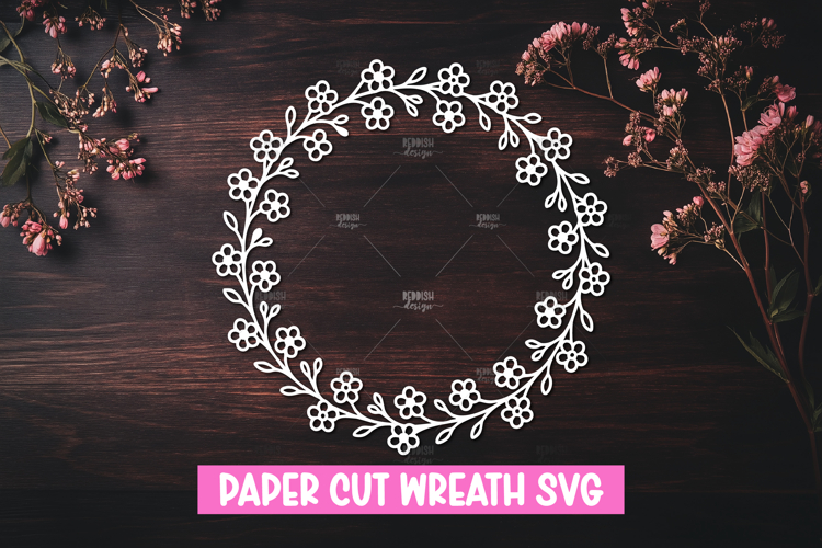 Floral Wreath Svg Image 17