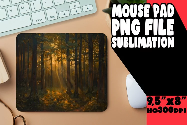 Natural Beauty Mouse Pad Sublimation