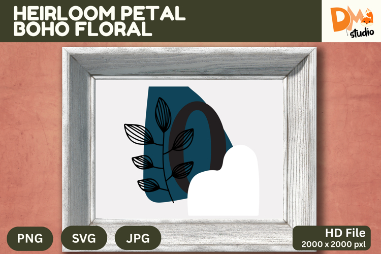 Boho Floral Svg Image 20