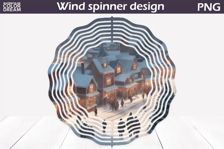 Christmas Wind Spinner | Winter Wind Spinner Design