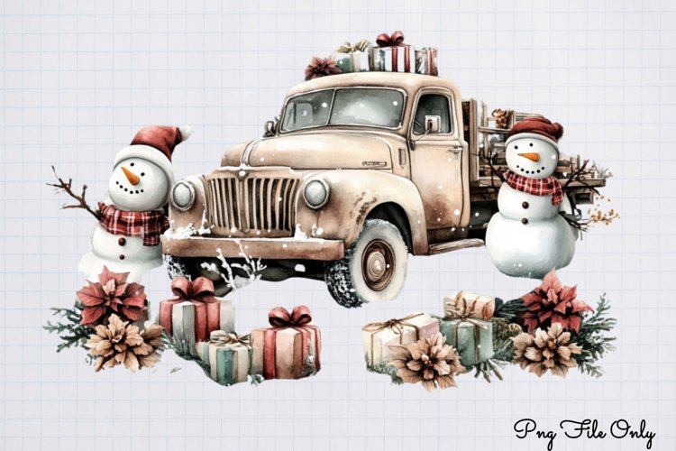 Rustic Christmas Clipart Image 12